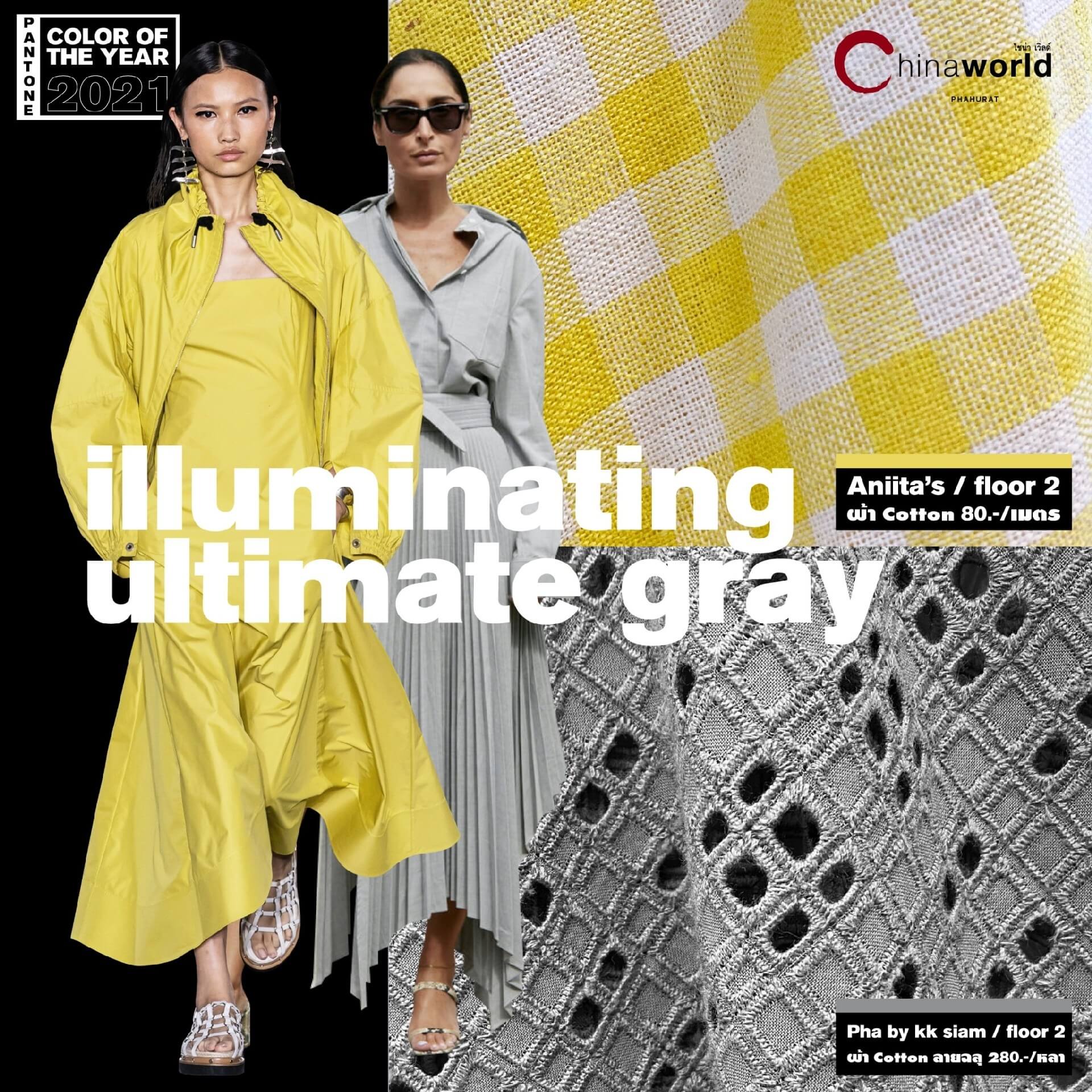 ULTIMATE GRAY และ ILLUMINATING 2021